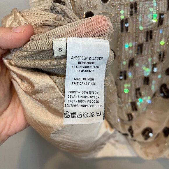 Anthropologie Beaded Sequin Tank Top Size S - Picture 7 of 17